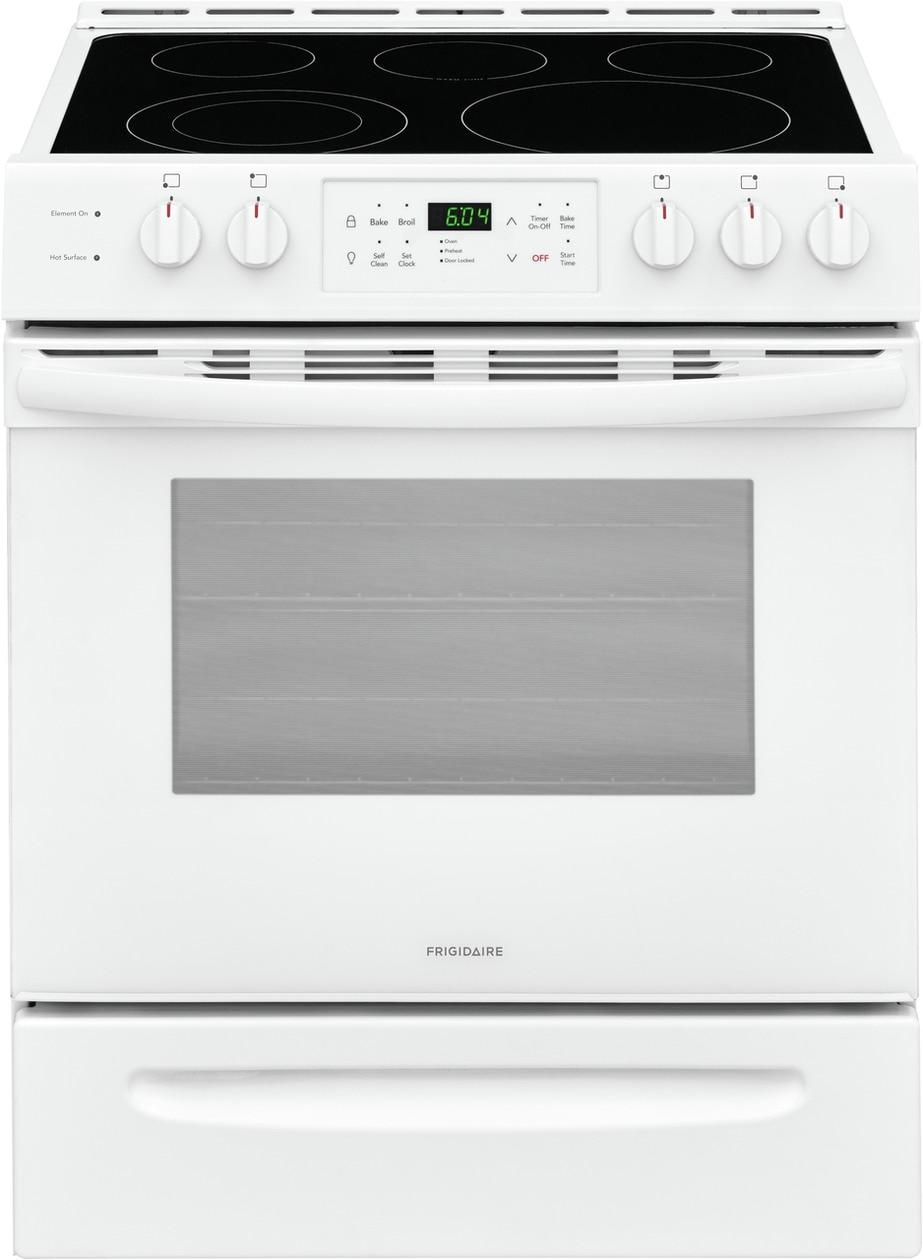 Frigidaire 30" Front Control Freestanding Electric Range