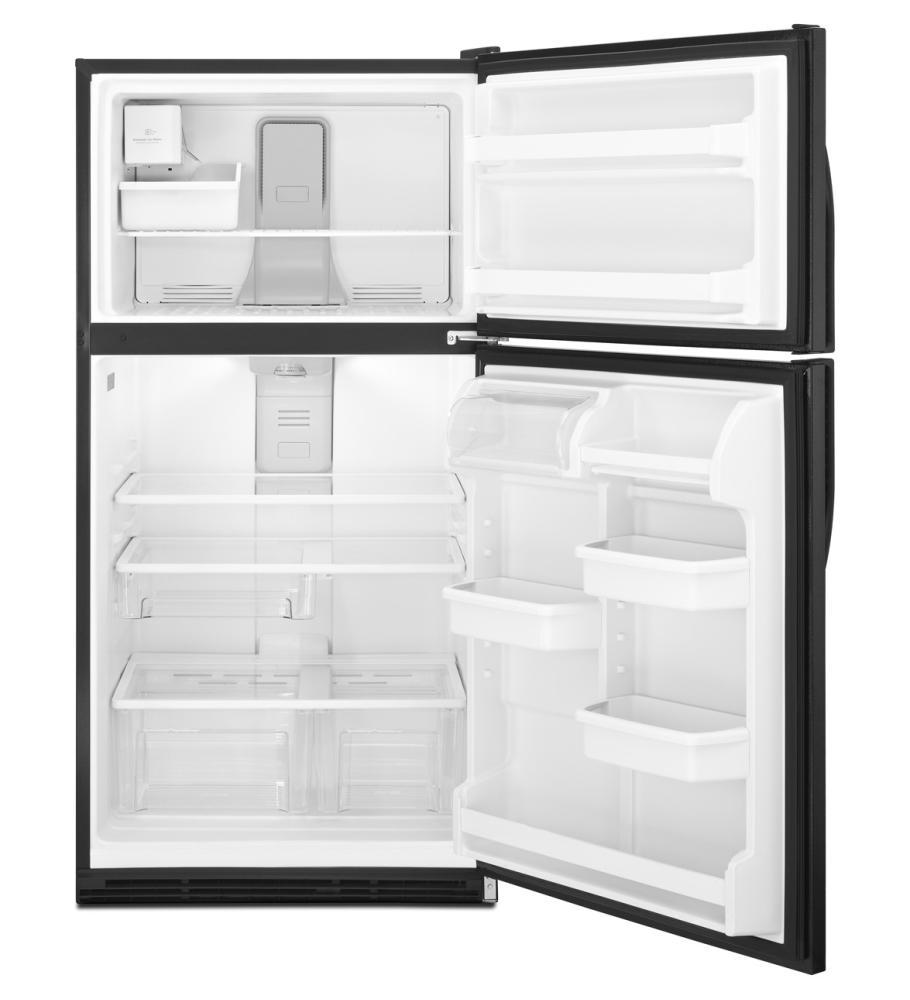 Maytag M1TXEGMYW Top-Freezer Refrigerator with FreshLock Crispers