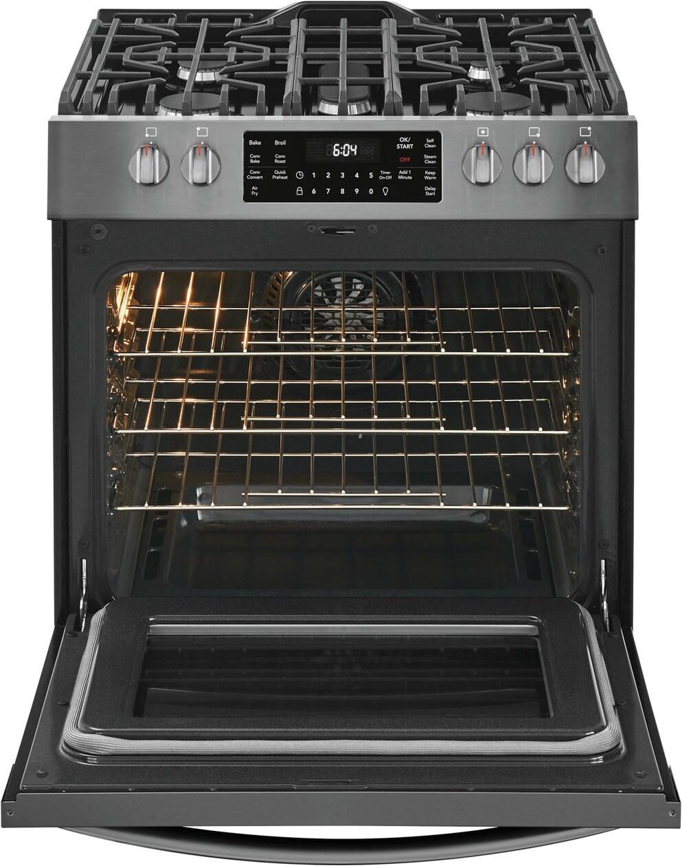 Frigidaire Gallery 30" Front Control Gas Range with Air Fry