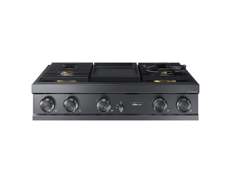 Dacor DTT36M974PM 36" Rangetop, Graphite, Liquid Propane