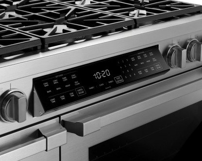 Dacor HDPR48SLP Dual Fuel Pro Range, Silver Stainless Steel, Liquid Propane