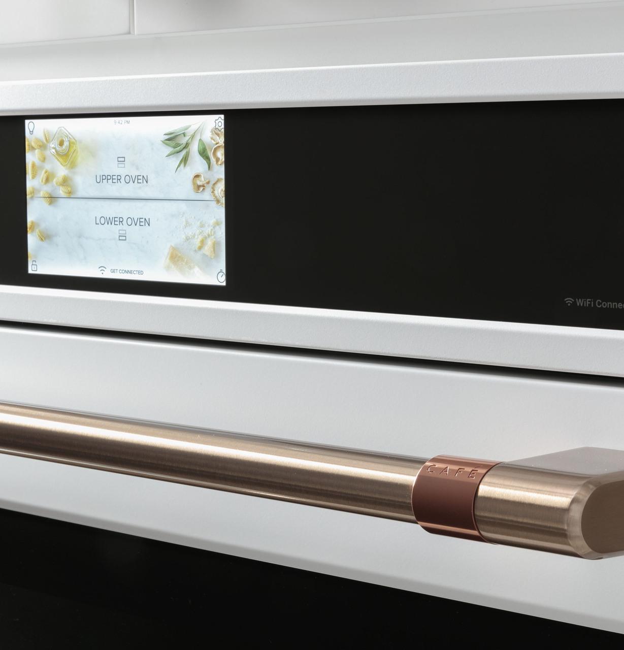 Cafe CTD90DP4NW2 CAF(EBACK)™ Professional Series 30" Smart Built-In Convection Double Wall Oven