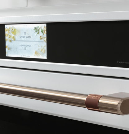 Cafe CTD90DP4NW2 CAF(EBACK)™ Professional Series 30" Smart Built-In Convection Double Wall Oven