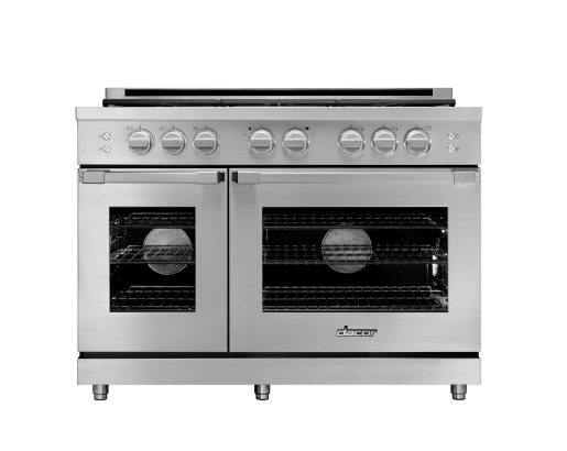 Dacor HGPR48SLP Gas Pro Range, Silver Stainless Steel, Liquid Propane