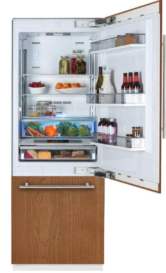 Blomberg Appliances BRFB1920FBI 30in Built-in Fridge, Panel Ready with ice
