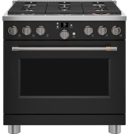 Cafe CGY366P3TD1 CAF(EBACK)™ 36" Smart All-Gas Commercial-Style Range with 6 Burners (Natural Gas)