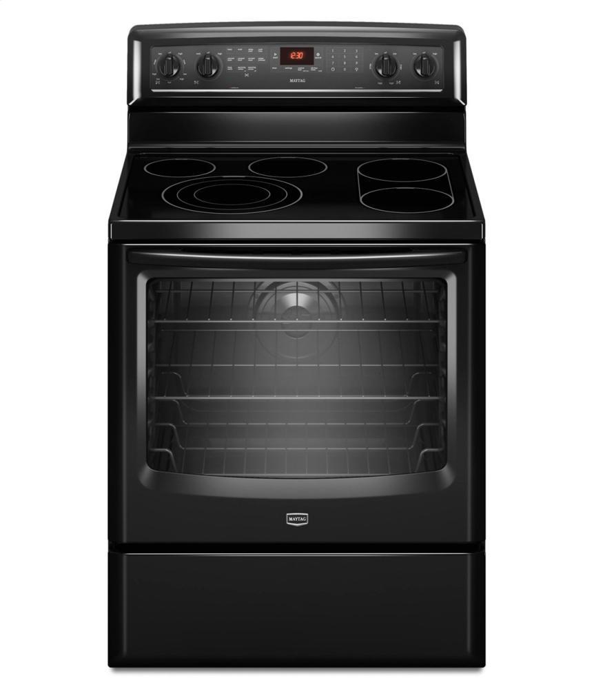 Maytag MER8880AB 6.2 cu. ft. Capacity Electric Range with EvenAir True Convection