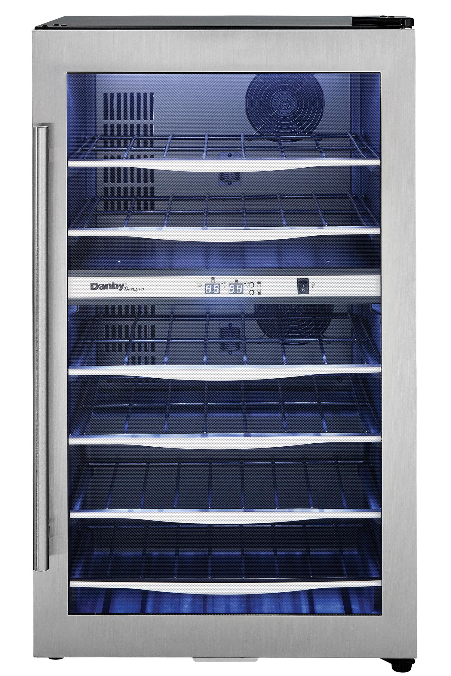 DWC040A3BSSDD Danby 38 Bottle Free-Standing Wine Cooler in Stainless Steel