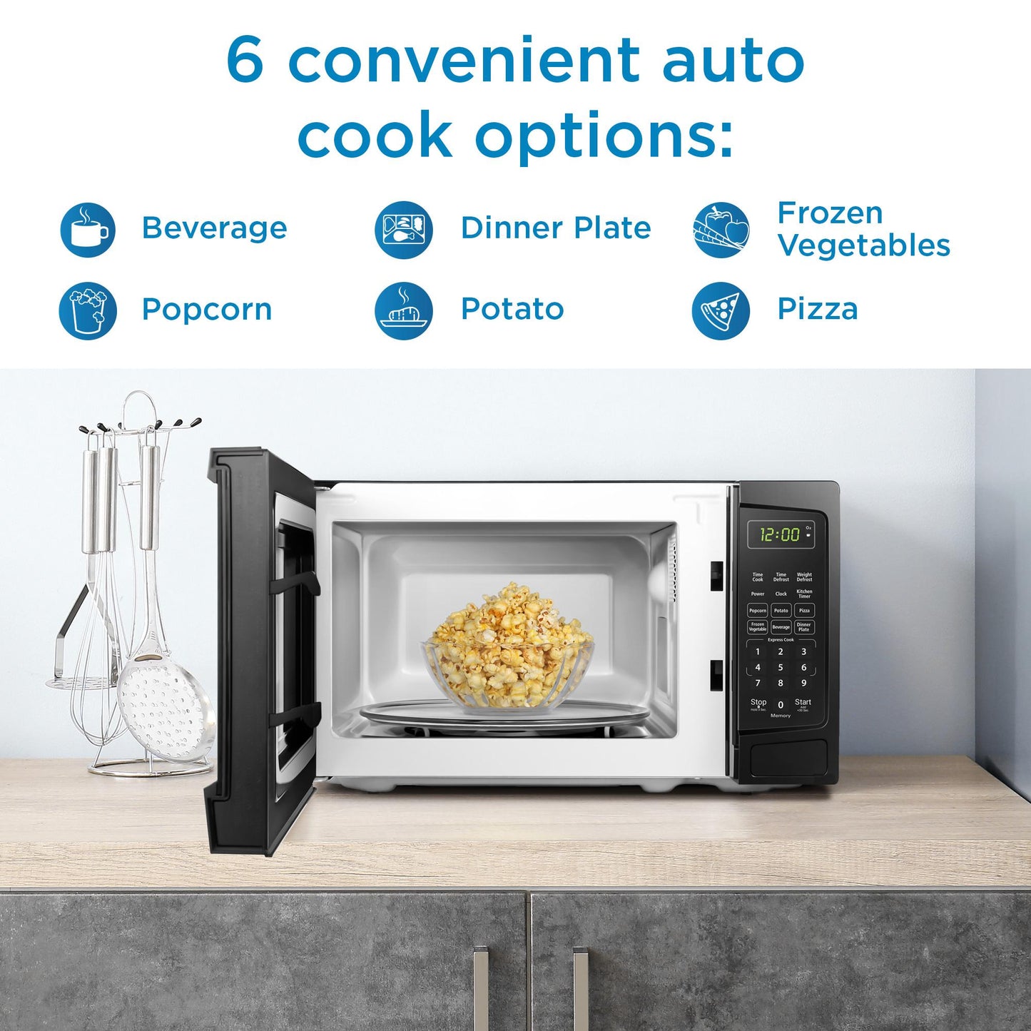 Danby 0.7 cu. ft. Countertop Microwave in Black