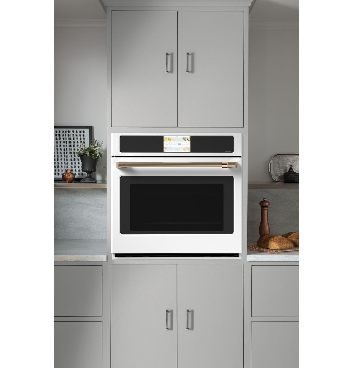 Cafe CTS90DP4NW2 CAF(EBACK)™ Professional Series 30" Smart Built-In Convection Single Wall Oven