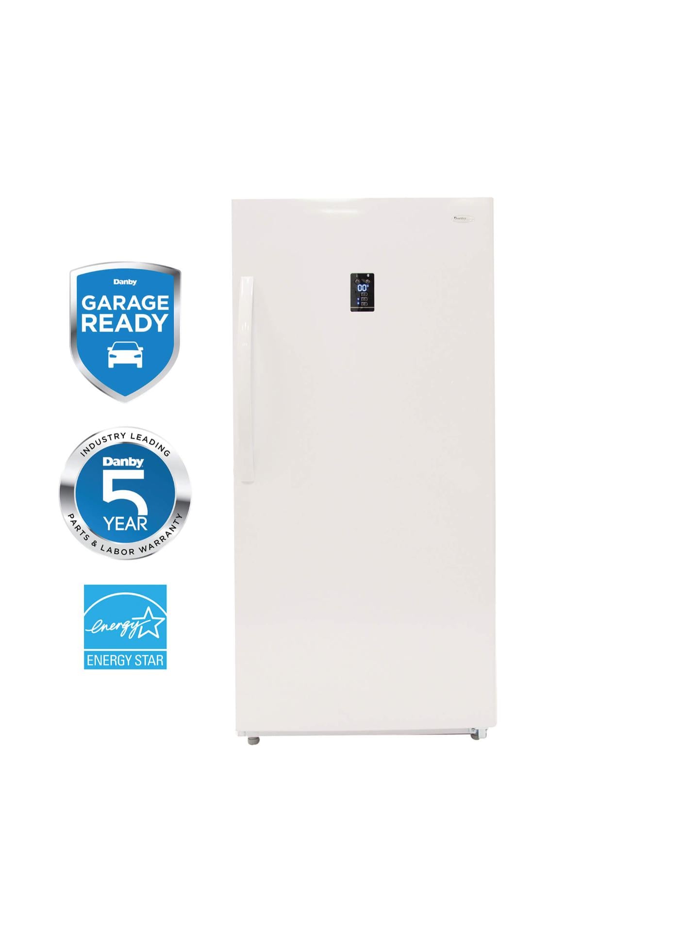 Danby Designer 14.0 cu. ft. Upright Freezer in White