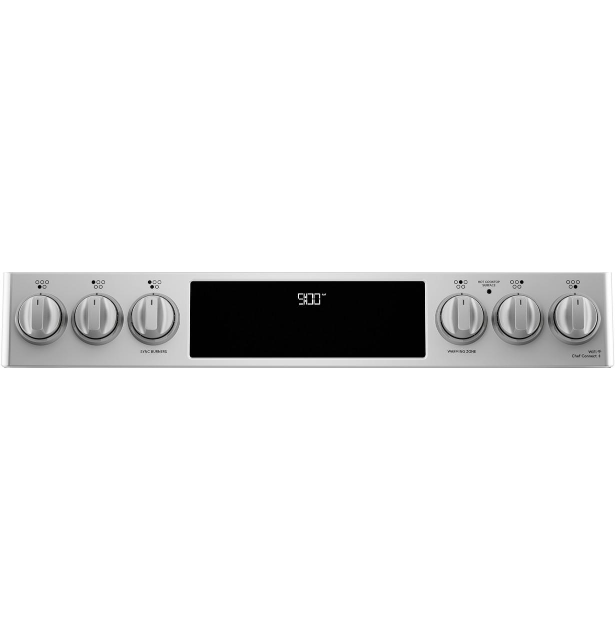 Cafe CHS90XP2MS1 CAF(EBACK)™ 30" Smart Slide-In, Front-Control, Induction and Convection Range with In-Oven Camera