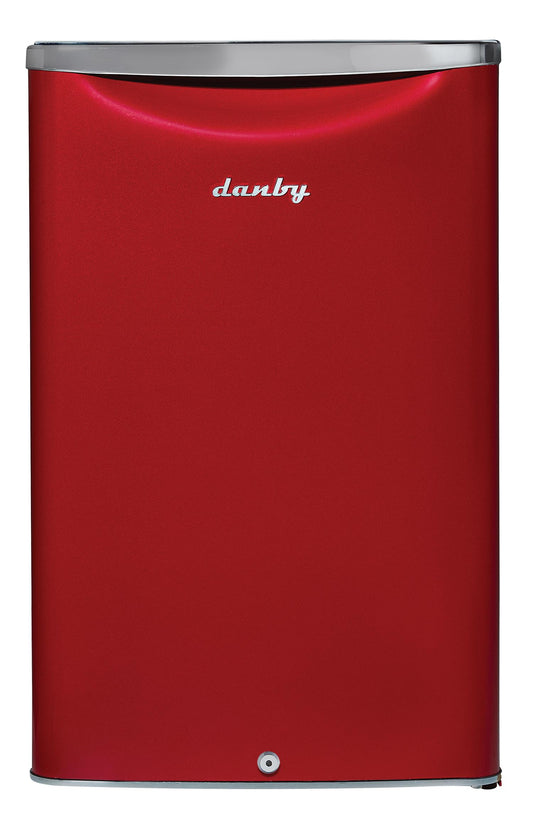 DAR044A6LDB Danby 4.4 cu. ft. Retro Compact Fridge in Metallic Red ()