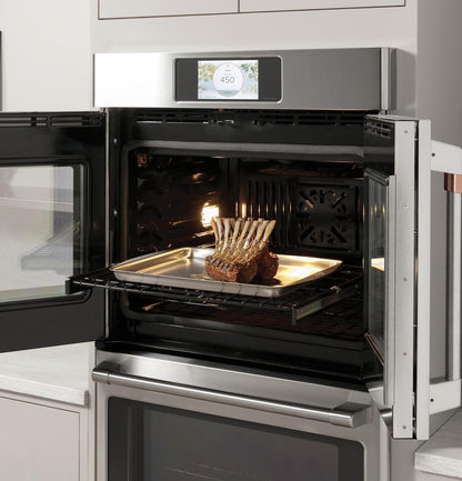 Cafe CTS90FP2NS1 CAF(EBACK)™ Professional Series 30" Smart Built-In Convection French-Door Single Wall Oven