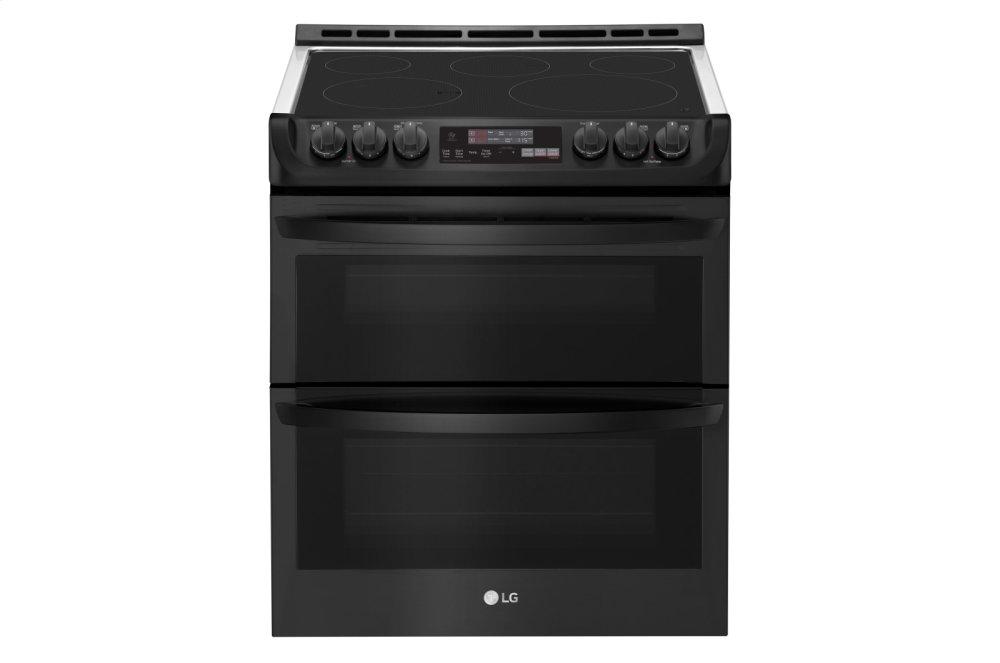 Lg LTE4815BM 7.3 cu. ft. Smart wi-fi Enabled Electric Double Oven Slide-In Range with ProBake Convection® and EasyClean®