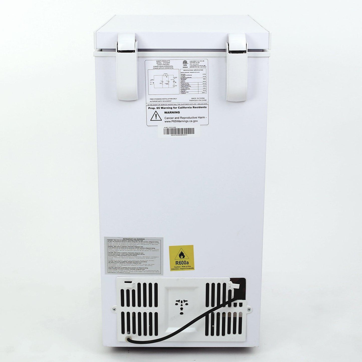 2.5 cu. ft. Chest Freezer