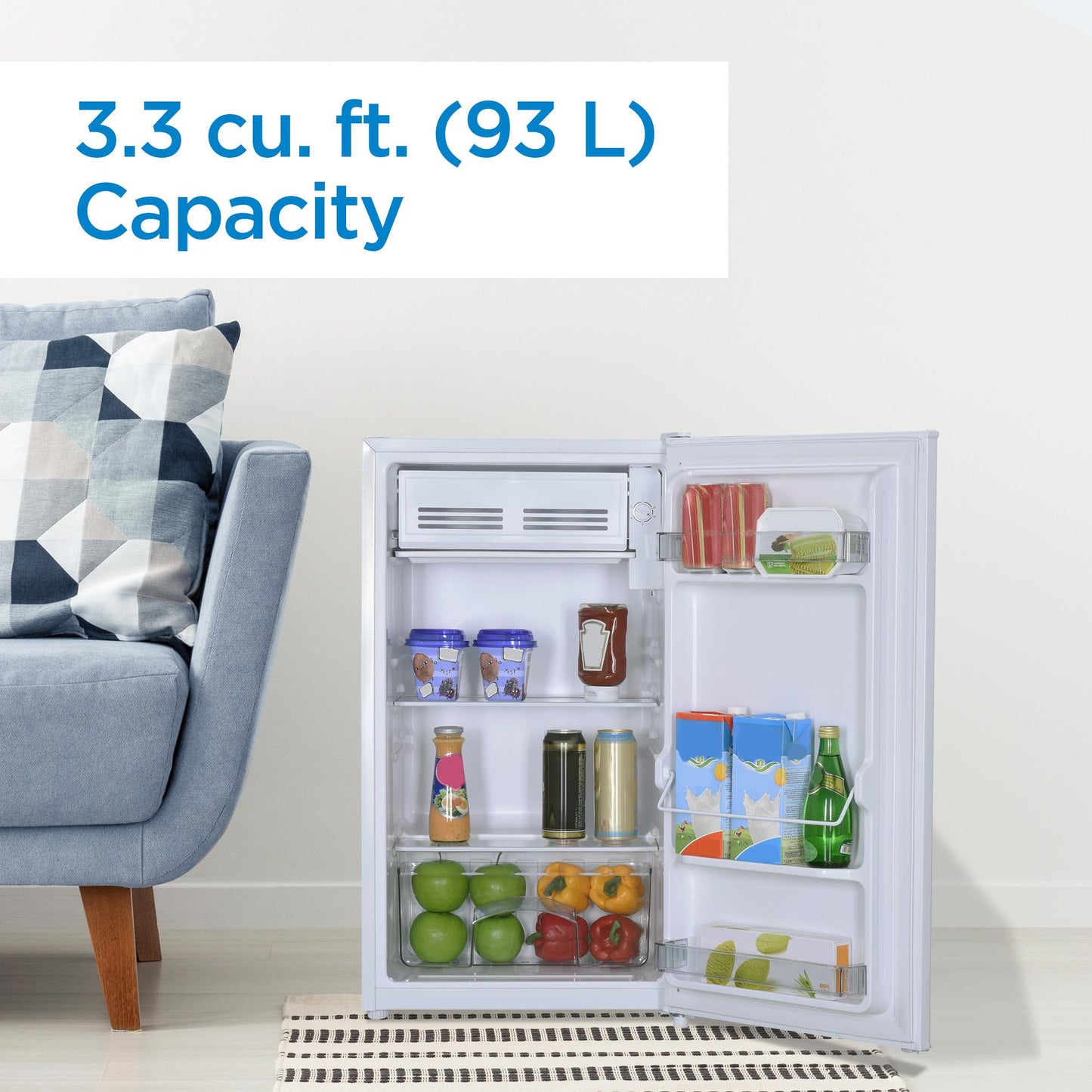 Danby 3.3 cu. ft. Compact Fridge in White