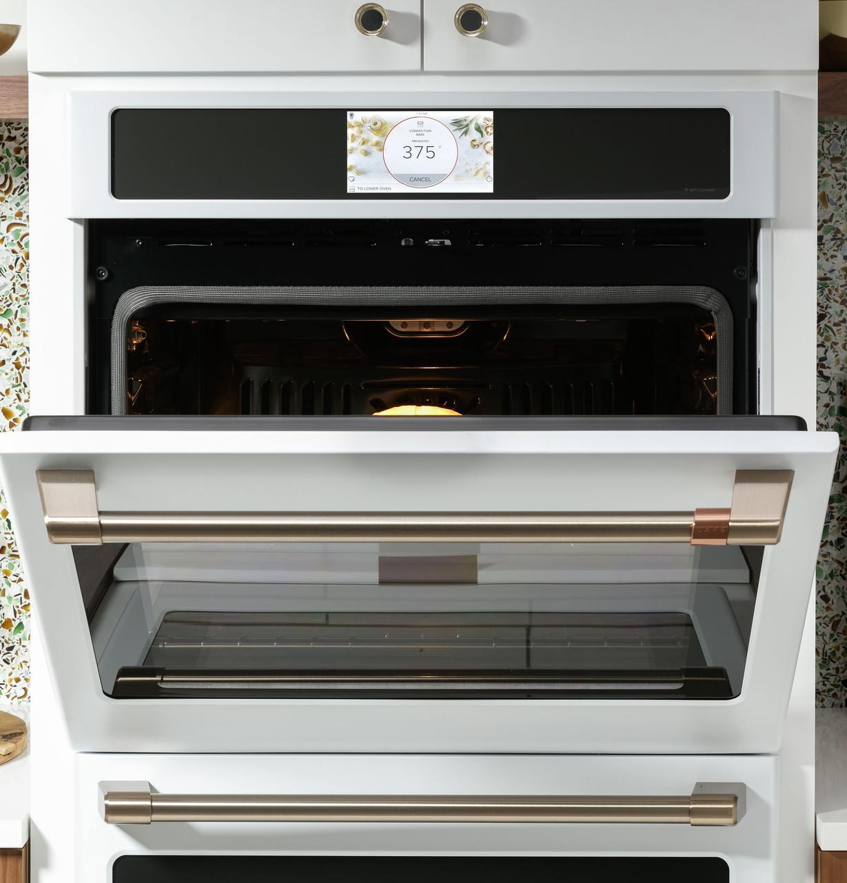 Cafe CTD90DP4NW2 Caf(eback)™ Professional Series 30" Smart Built-In Convection Double Wall Oven