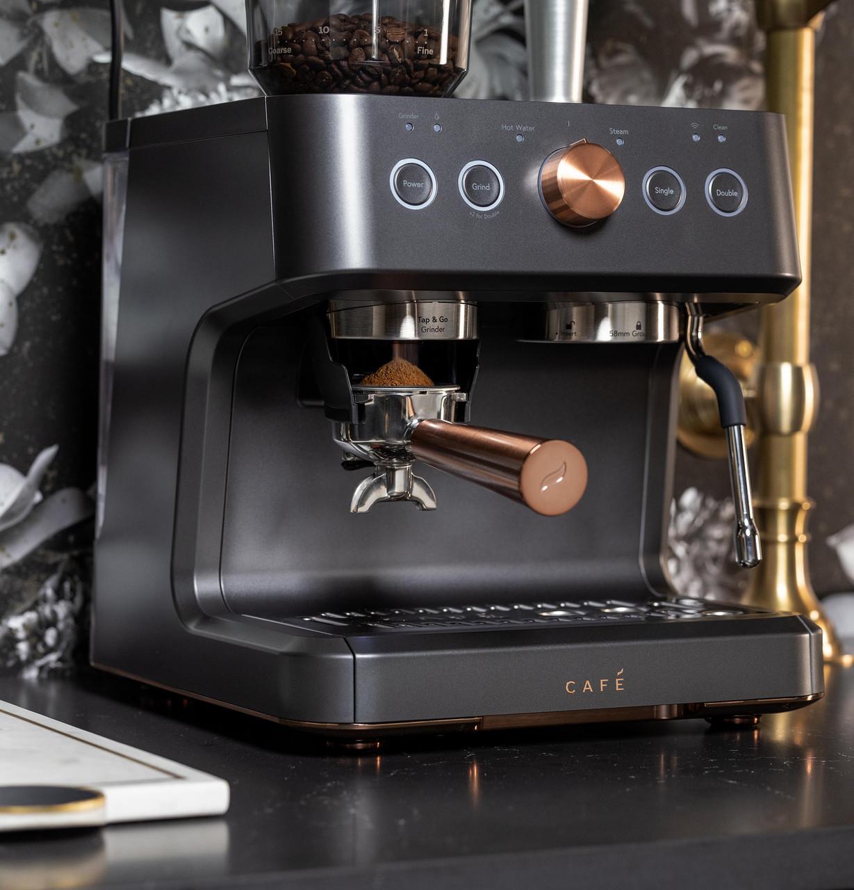 Cafe C7CESAS3RD3 CAF(EBACK)™ BELLISSIMO Semi Automatic Espresso Machine + Frother