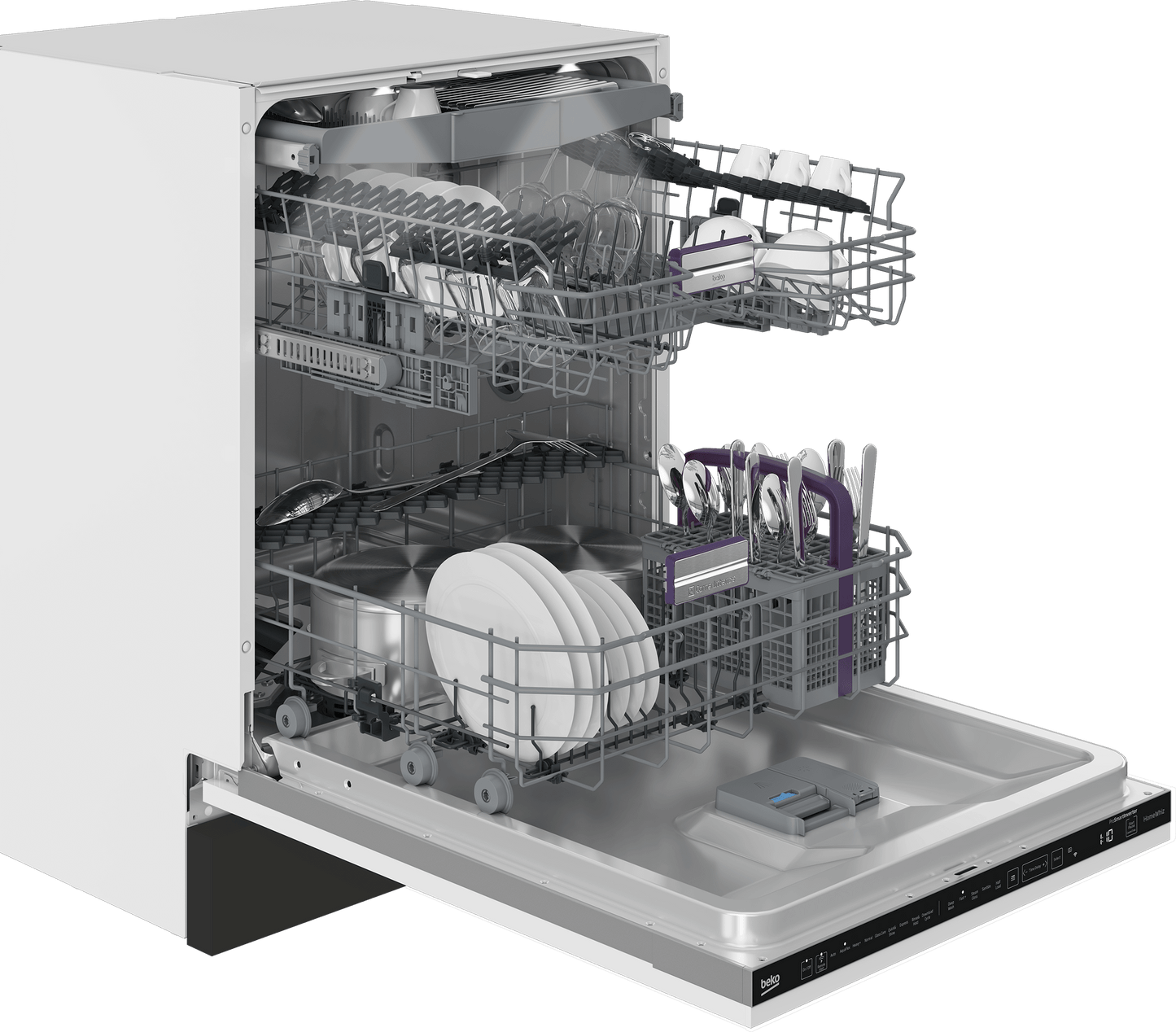 Beko DIT39434 Tall Tub Dishwasher with (16 place settings, 39.0