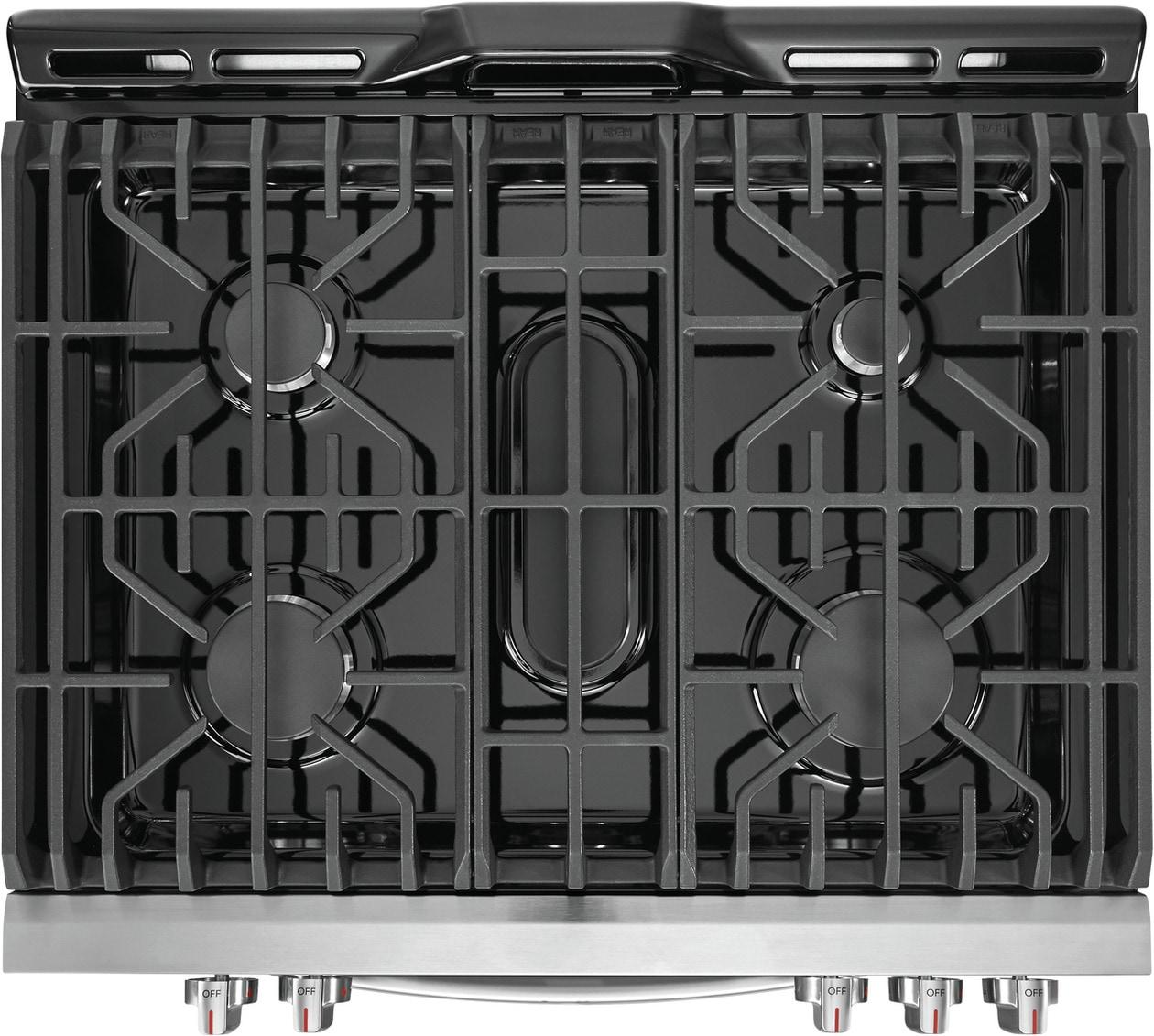 Frigidaire Gallery 30" Front Control Gas Range with Air Fry