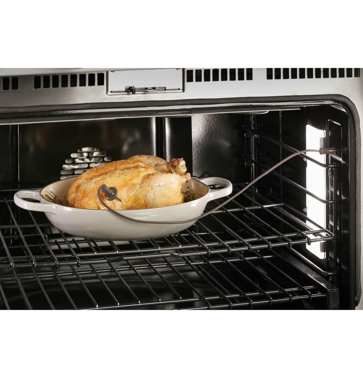 Cafe Caf(eback)™ 48" Smart Dual-Fuel Commercial-Style Range with 6 Burners and Griddle (Natural Gas)