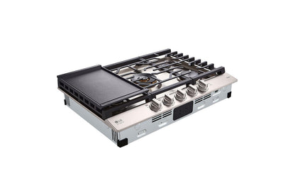 CBGS3028S LG STUDIO 30" UltraHeat™ Gas Cooktop with EasyClean®