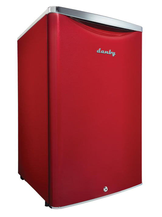 DAR044A6LDB Danby 4.4 cu. ft. Retro Compact Fridge in Metallic Red ()