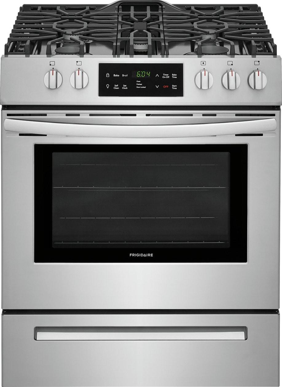 Frigidaire 30" Front Control Freestanding Gas Range