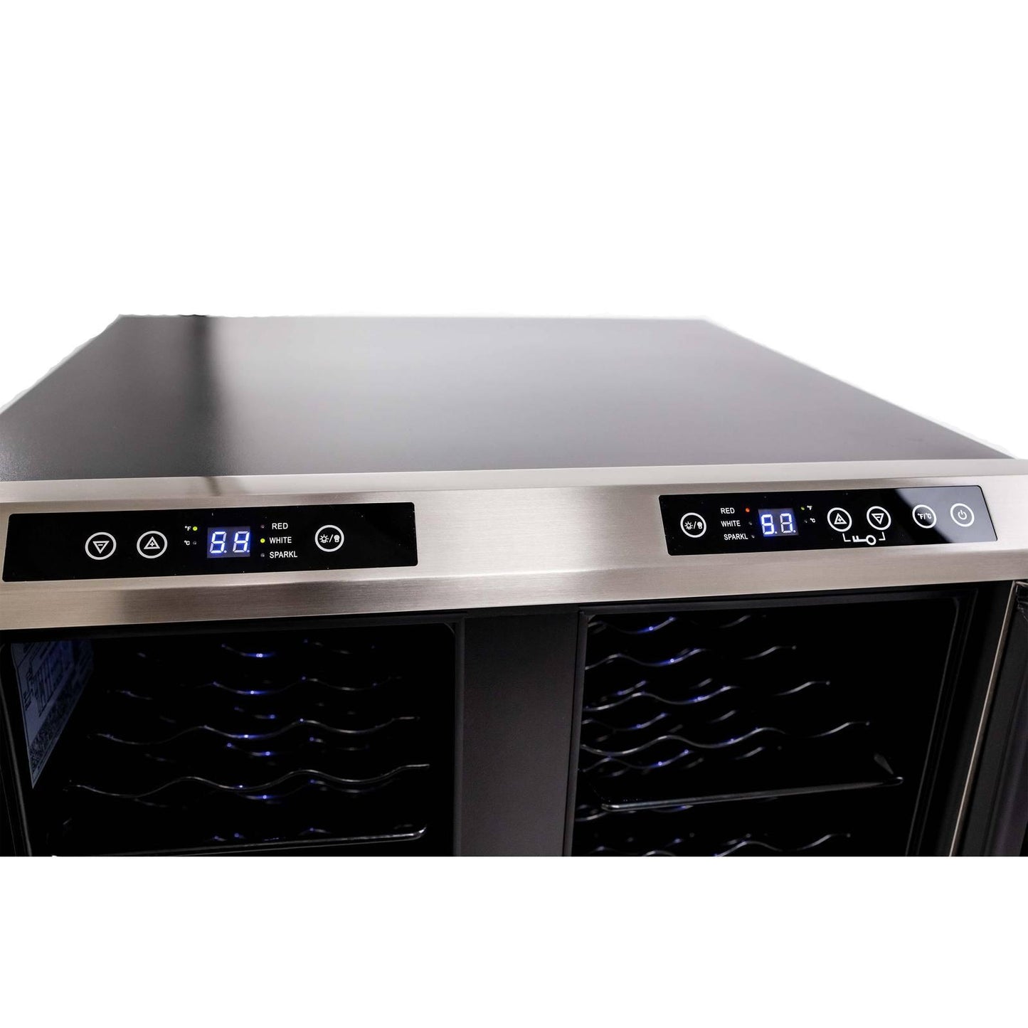 WCV38DZ Avanti 38 Bottle Dual-Zone Wine Cooler - Black / 38 Bottles