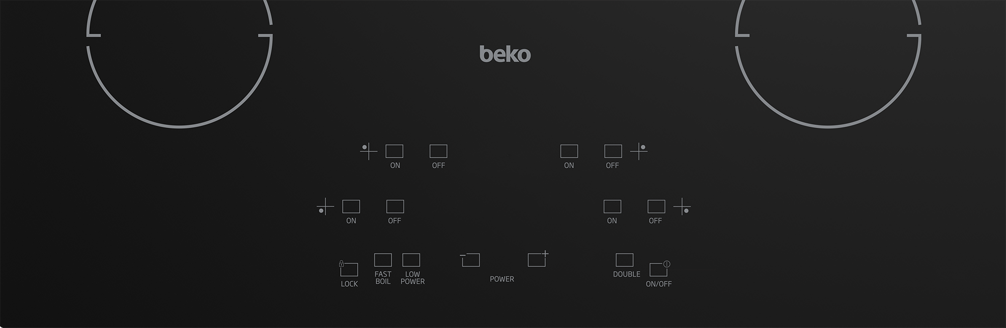 Beko 24" Built-In Electric Cooktop with 4 Burners and Touch Control