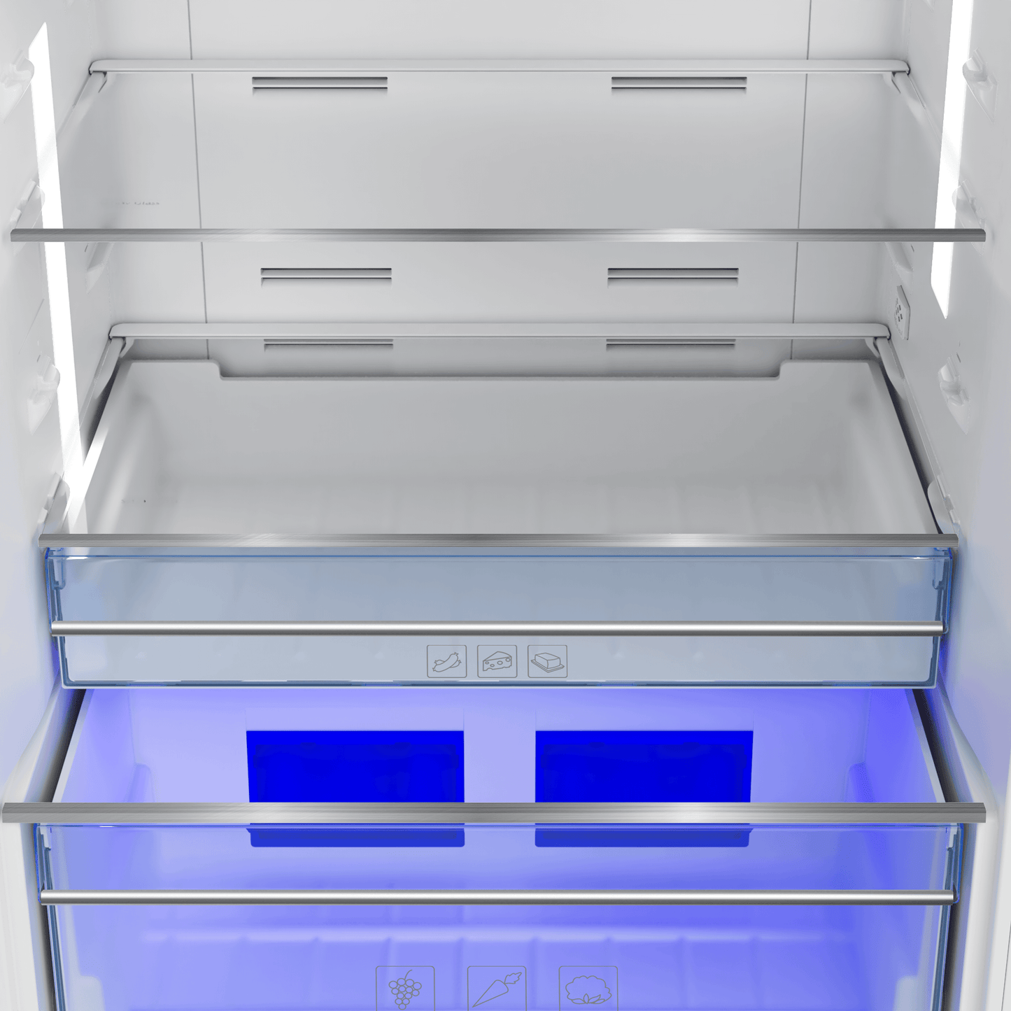 Beko BFTF2716WH 28" Freezer Top White Refrigerator