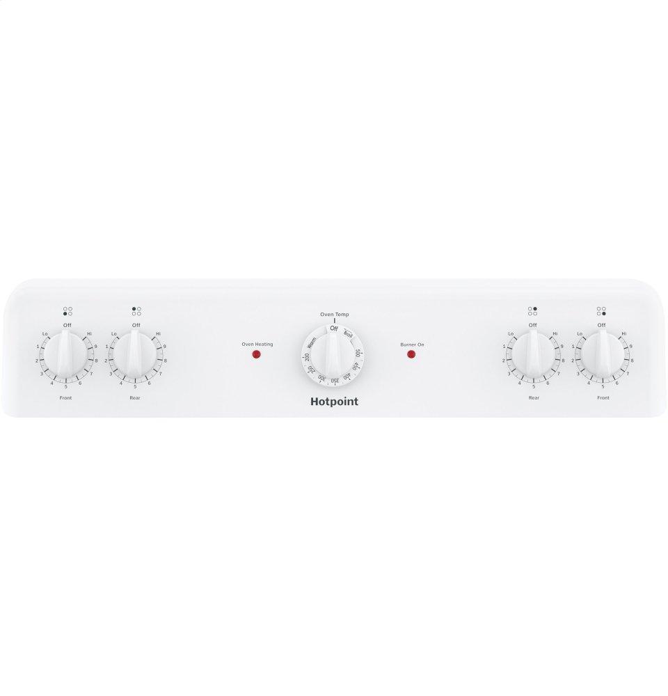 RBS160DMWW Hotpoint® ENERGY STAR® 30" Free-Standing Electric Range