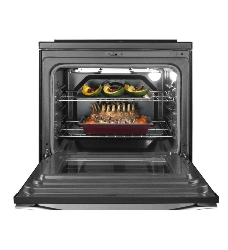 Whirlpool WFE525C0BS 5.3 cu. ft. Electric Range with Fan Convection Cooking.