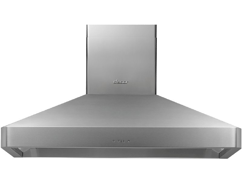 Dacor DHI482 48" Chimney Island Hood, Silver Stainless Steel