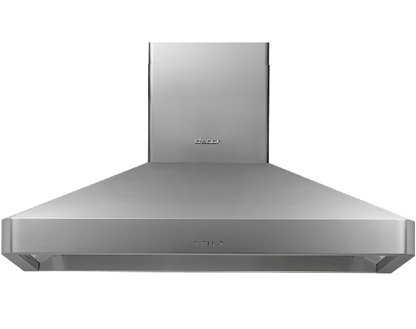 Dacor DHI482 48" Chimney Island Hood, Silver Stainless Steel