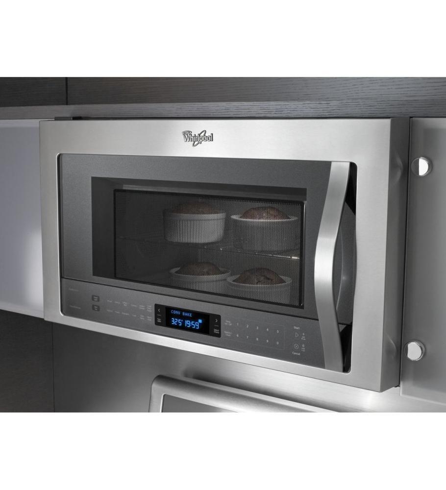 Whirlpool WMH76719CB 1.9 cu. ft. Microwave Hood Combination with TimeSavor Plus True Convection