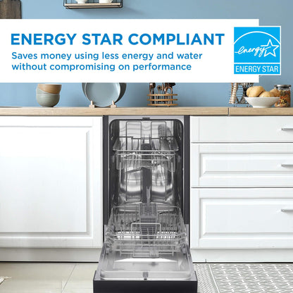 Danby 18" Wide Built-in Dishwasher in Stainless Steel