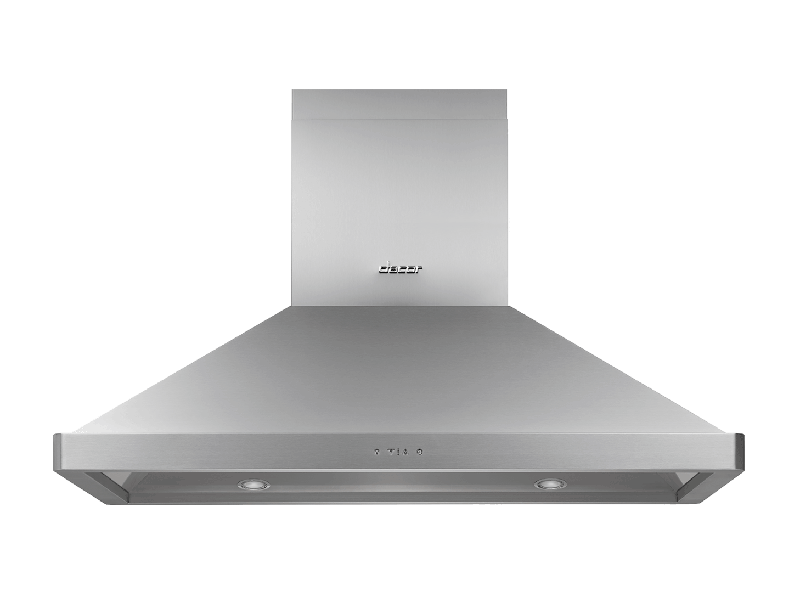 Dacor DHI421 42" Chimney Island Hood, Silver Stainless Steel