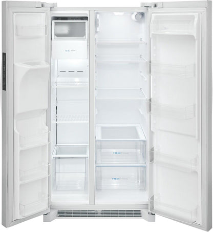 Frigidaire FRSS2623AW 26 Cu. Ft. 36" Standard Depth Side by Side Refrigerator