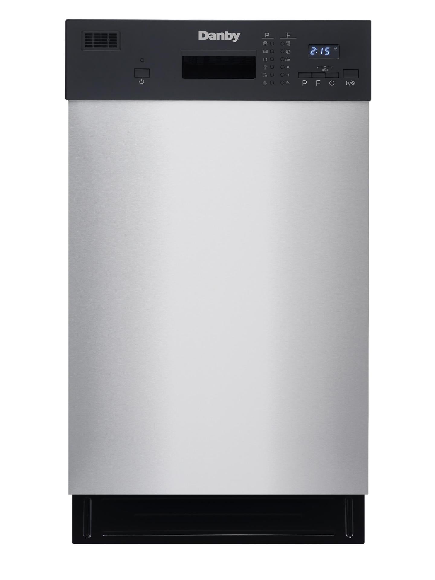 Danby 18" Wide Built-in Dishwasher in Stainless Steel