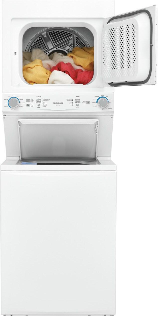 FLCG7522AW Frigidaire Gas Washer/Dryer Laundry Center - 3.9 Cu. Ft Washer and 5.5 Cu. Ft. Dryer