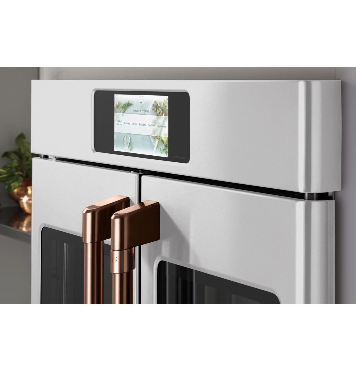 Cafe CTS90FP4NW2 CAF(EBACK)™ Professional Series 30" Smart Built-In Convection French-Door Single Wall Oven