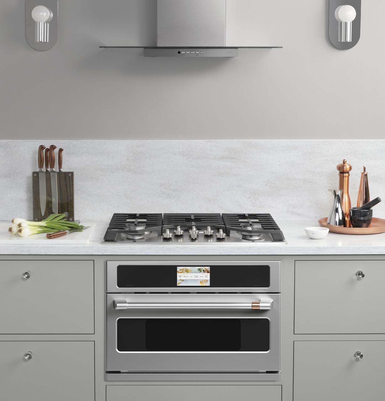 Cafe CSB913P2NS1 Caf(eback)™ 30" Smart Five in One Oven with 120V Advantium® Technology