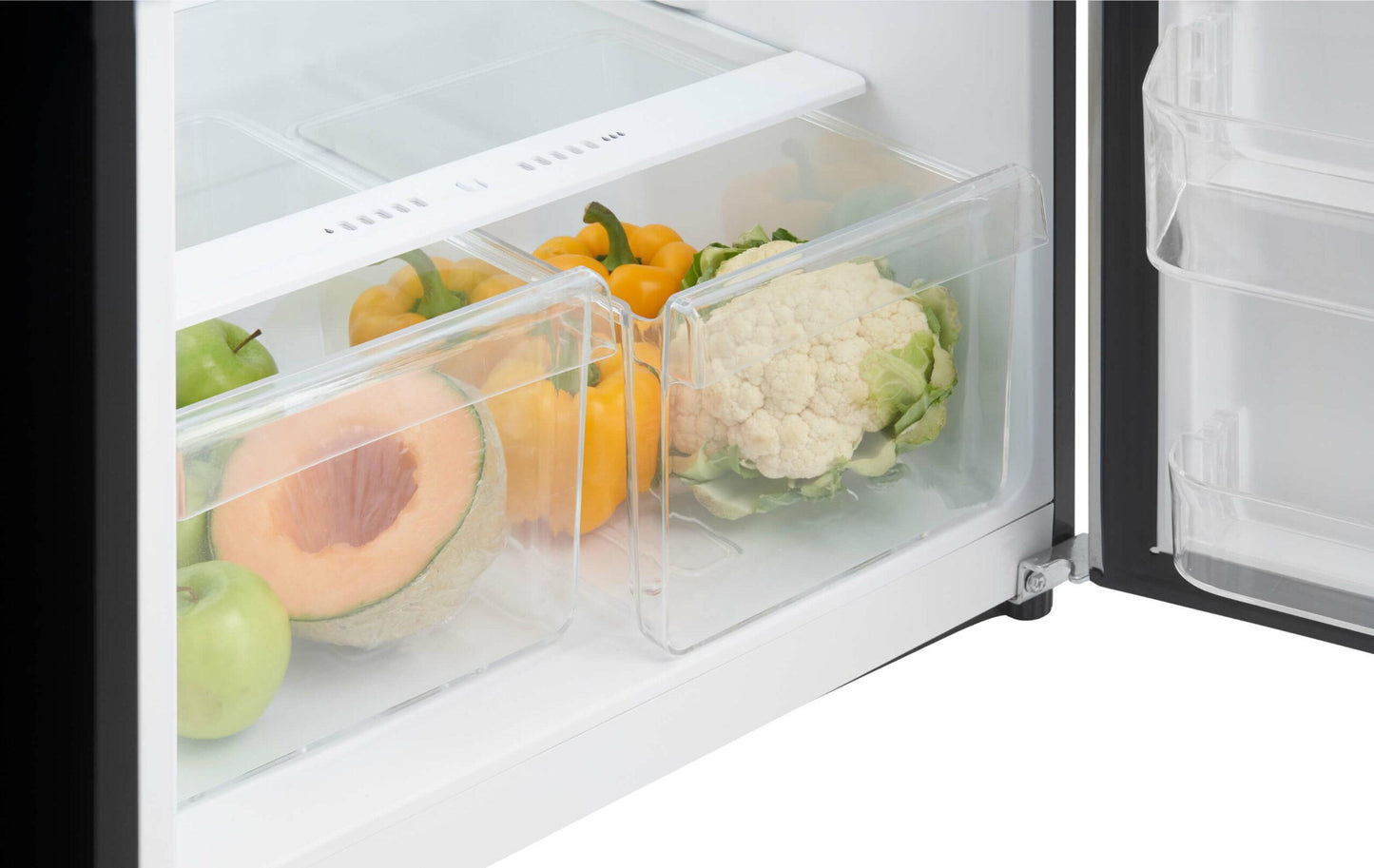 DFF101B1BSLDB Danby 10.1 cu. ft. Top Mount Apartment Size Fridge in Stainless Steel Look