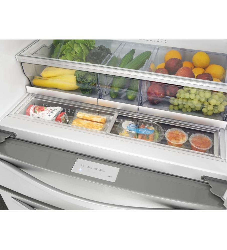 Whirlpool WRX988SIBB 36-inch Wide 4-Door Refrigerator with More Flexible Storage - 26 cu. ft.