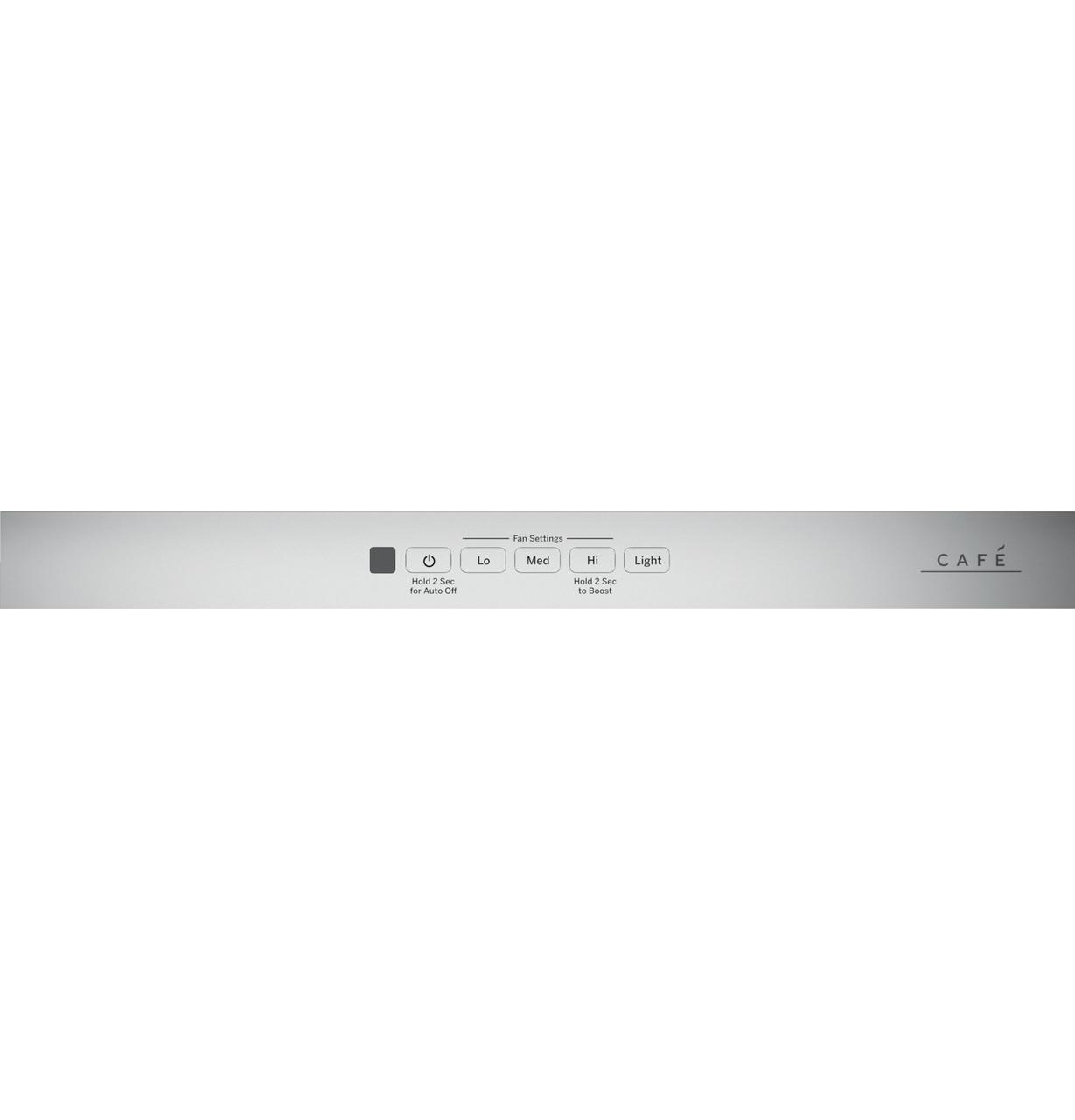 Cafe CVW73012MSS CAF(EBACK)™ 30" Wall-Mount Glass Canopy Chimney Hood