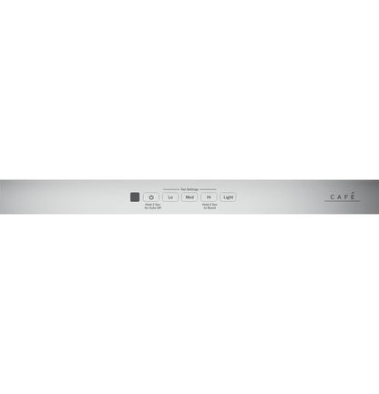 Cafe CVW73012MSS CAF(EBACK)™ 30" Wall-Mount Glass Canopy Chimney Hood