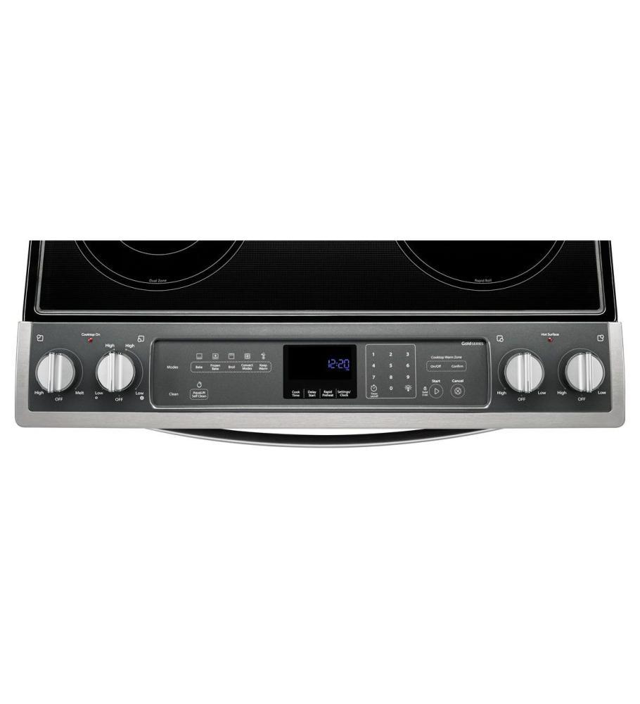 Whirlpool WEE760H0DE 6.2 cu. ft. Front-Control Electric Range with True Convection