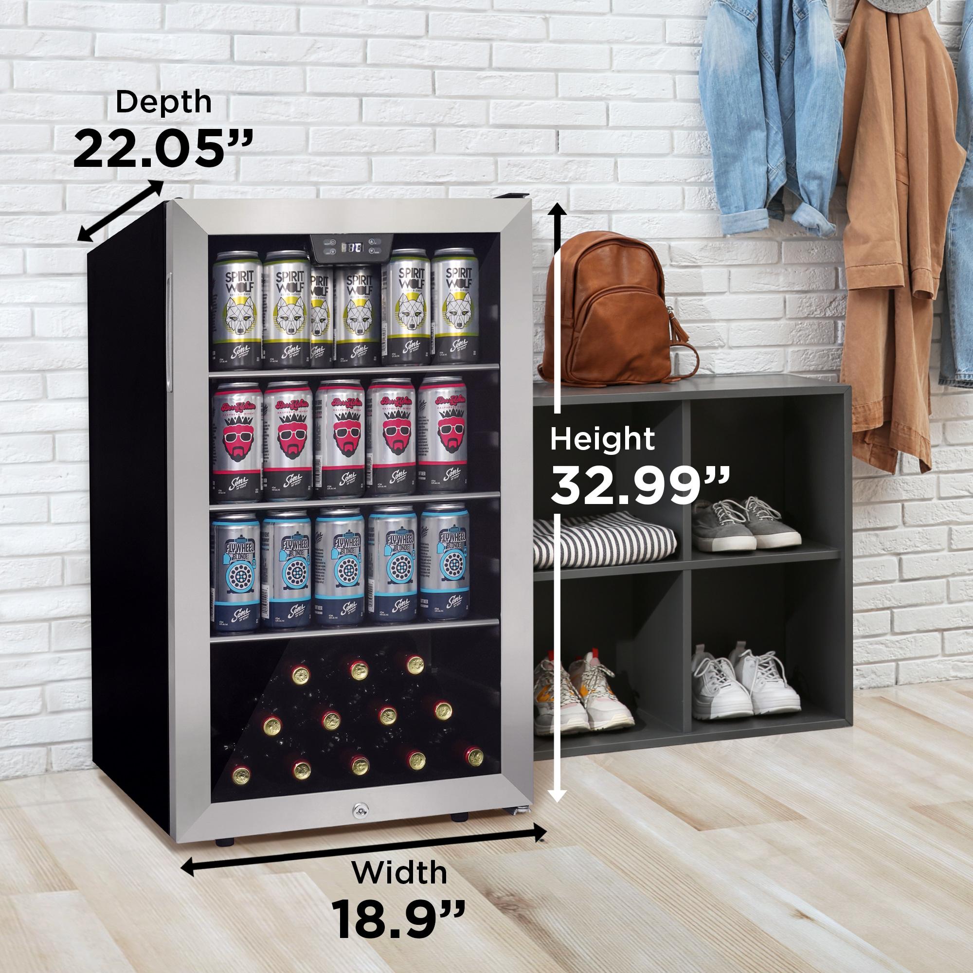 DBC045L1SS Danby 4.5 cu. ft. Free-Standing Beverage Center in Stainless Steel